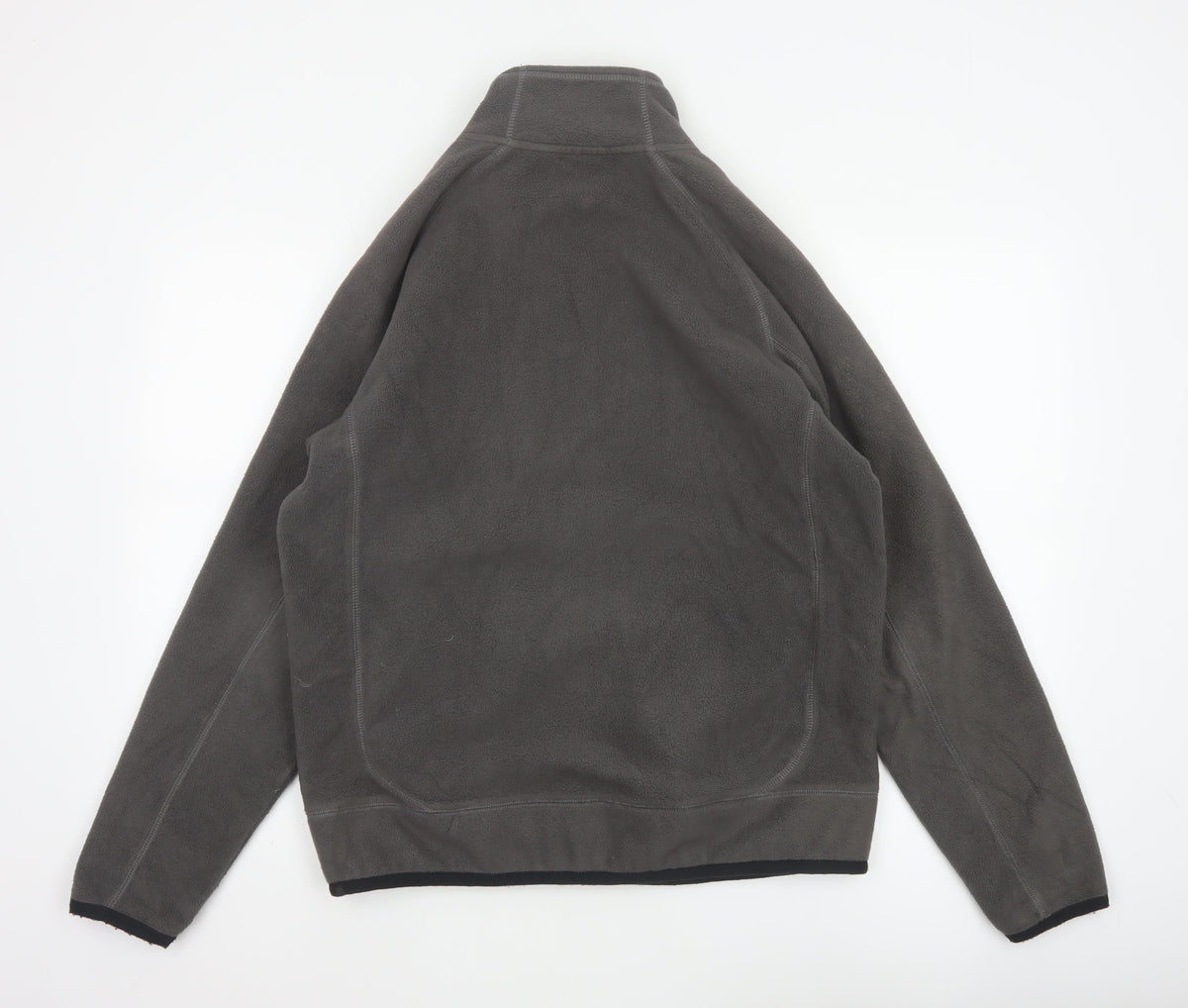 Next Sport Men’s Grey Fleece Jacket Size M Full Zip Outdoor