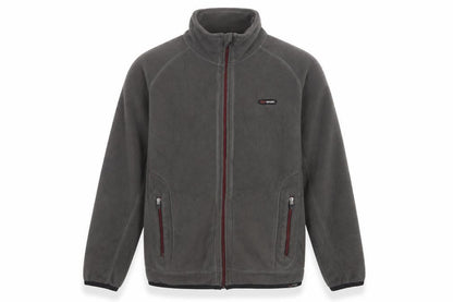 Next Sport Men’s Grey Fleece Jacket Size M Full Zip Outdoor
