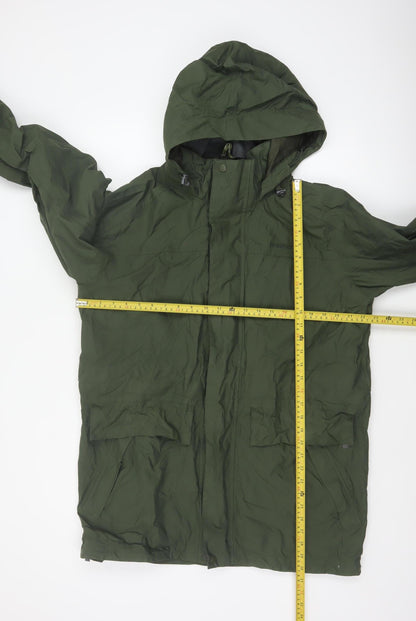 Brasher Men’s Green L Hooded Parka Hiking Jacket