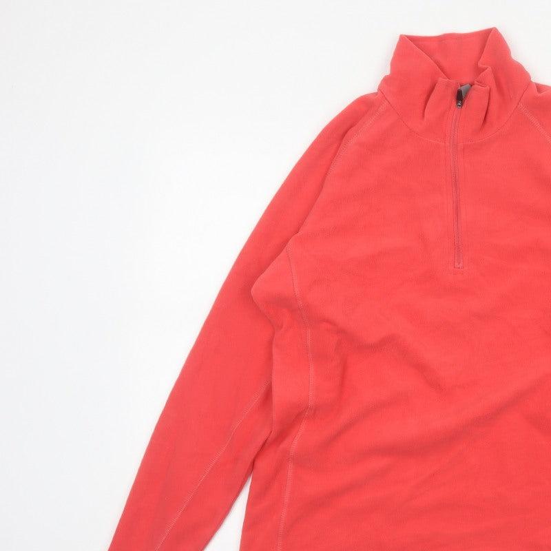 Trespass Women’s Red XL 1/4 Zip Fleece Sweatshirt Outdoor