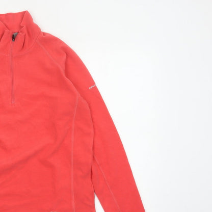 Trespass Women’s Red XL 1/4 Zip Fleece Sweatshirt Outdoor