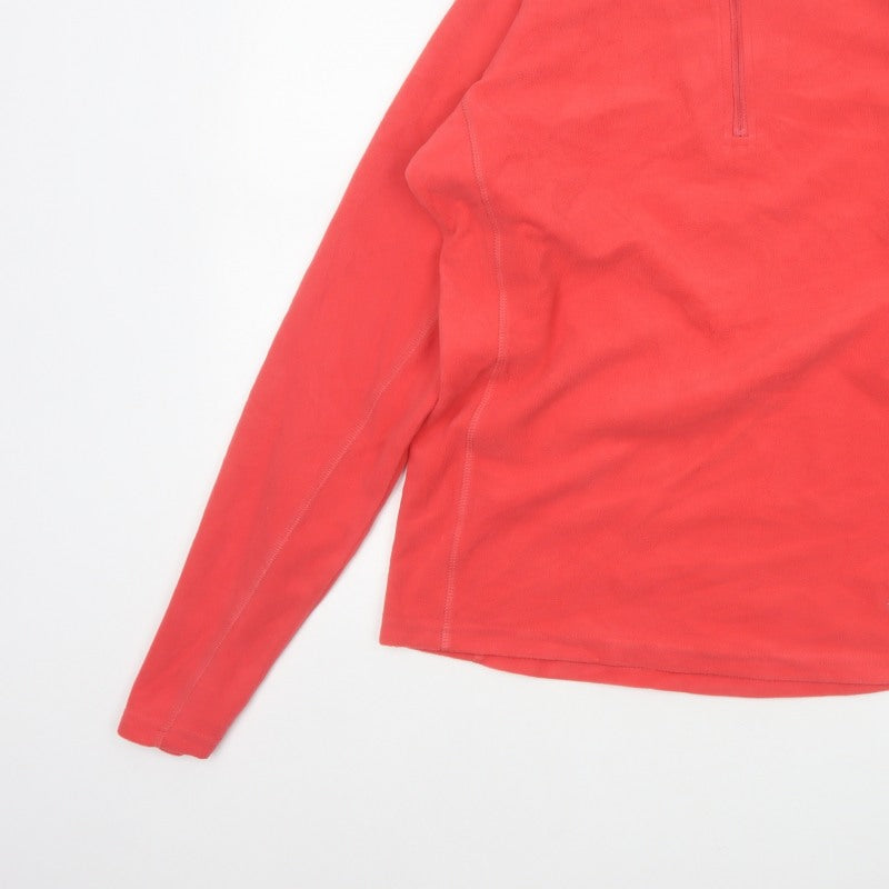Trespass Women’s Red XL 1/4 Zip Fleece Sweatshirt Outdoor