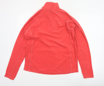 Trespass Women’s Red XL 1/4 Zip Fleece Sweatshirt Outdoor