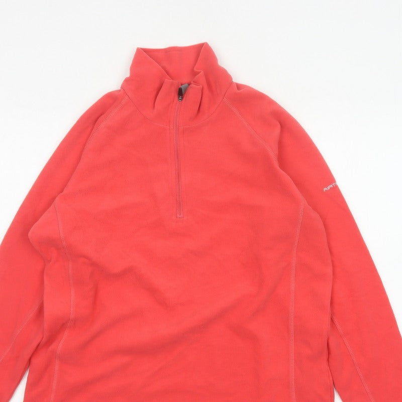 Trespass Women’s Red XL 1/4 Zip Fleece Sweatshirt Outdoor