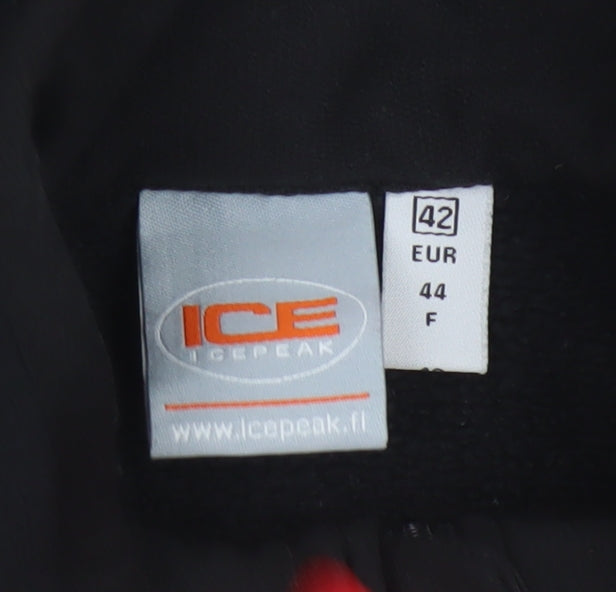 Icepeak Women’s Black UK 14 Fleece 1/4 Zip Pullover Sweatshirt