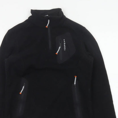 Icepeak Women’s Black UK 14 Fleece 1/4 Zip Pullover Sweatshirt
