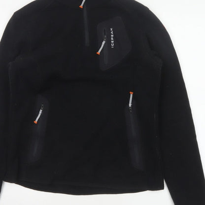 Icepeak Women’s Black UK 14 Fleece 1/4 Zip Pullover Sweatshirt