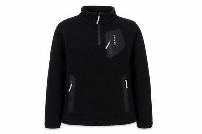 Icepeak Women’s Black UK 14 Fleece 1/4 Zip Pullover Sweatshirt