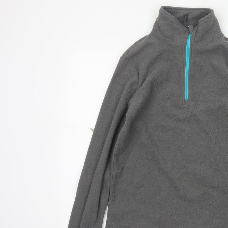 Peter Storm Women’s Grey Size 10 1/4 Zip Fleece Sweatshirt