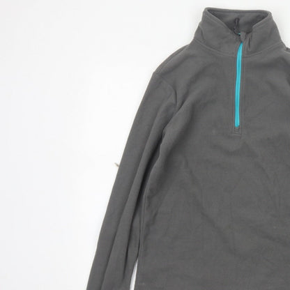 Peter Storm Women’s Grey Size 10 1/4 Zip Fleece Sweatshirt