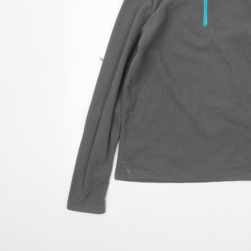 Peter Storm Women’s Grey Size 10 1/4 Zip Fleece Sweatshirt