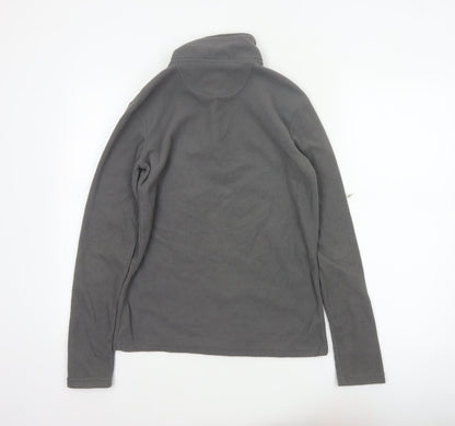 Peter Storm Women’s Grey Size 10 1/4 Zip Fleece Sweatshirt