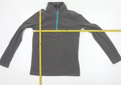 Peter Storm Women’s Grey Size 10 1/4 Zip Fleece Sweatshirt