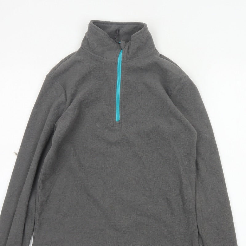 Peter Storm Women’s Grey Size 10 1/4 Zip Fleece Sweatshirt