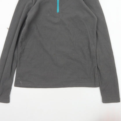Peter Storm Women’s Grey Size 10 1/4 Zip Fleece Sweatshirt