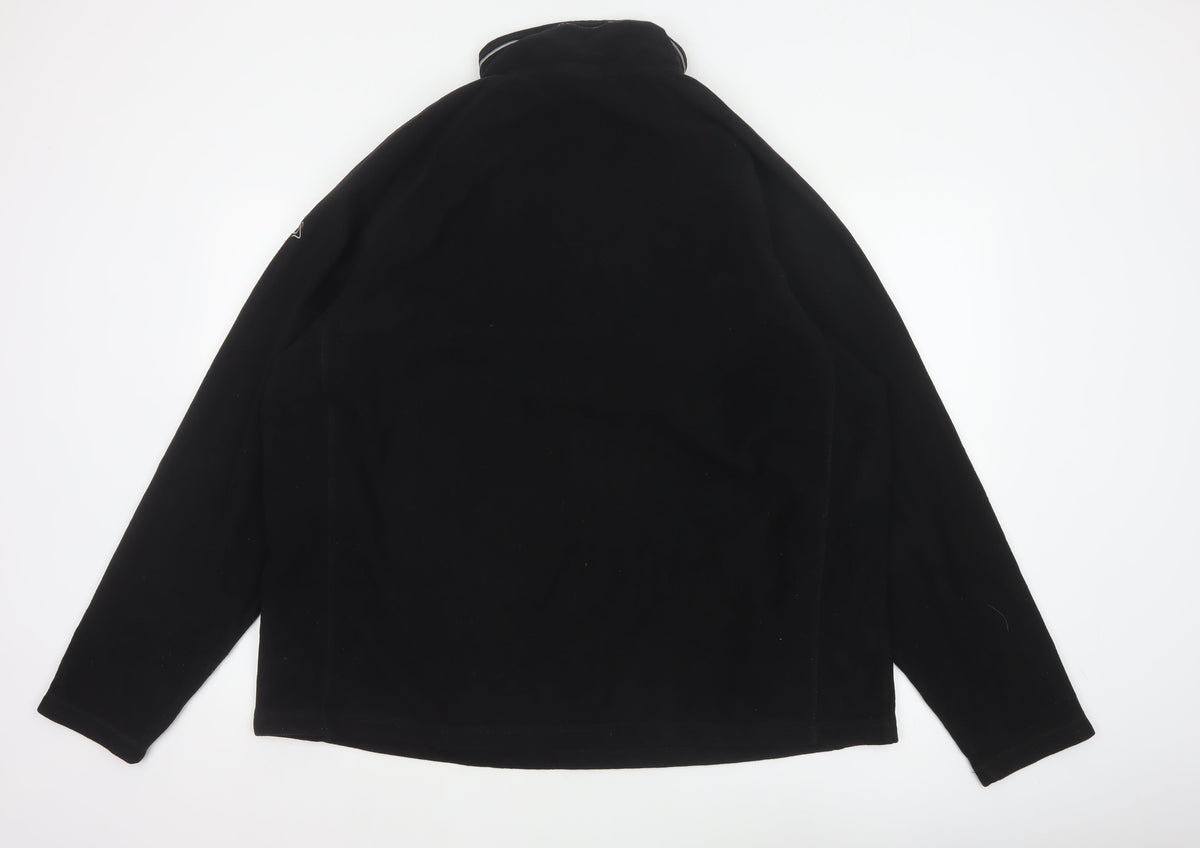 Craghoppers Men’s Black 3XL 1/4 Zip Fleece Pullover Sweatshirt