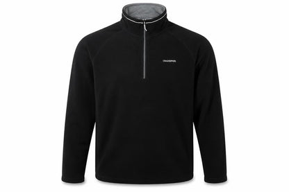 Craghoppers Men’s Black 3XL 1/4 Zip Fleece Pullover Sweatshirt