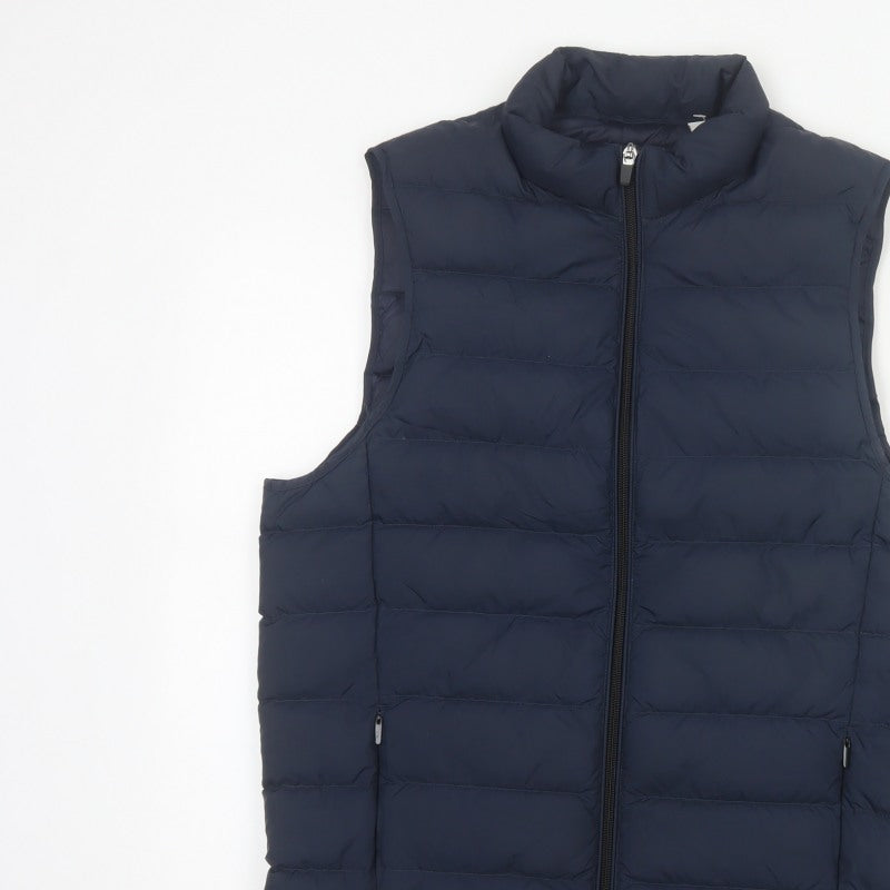 Marks and Spencer Men Blue Small Down Puffer Bodywarmer Gilet
