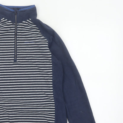 Craghoppers Women’s Blue Stripe UK 10 Half Zip Fleece Sweatshirt