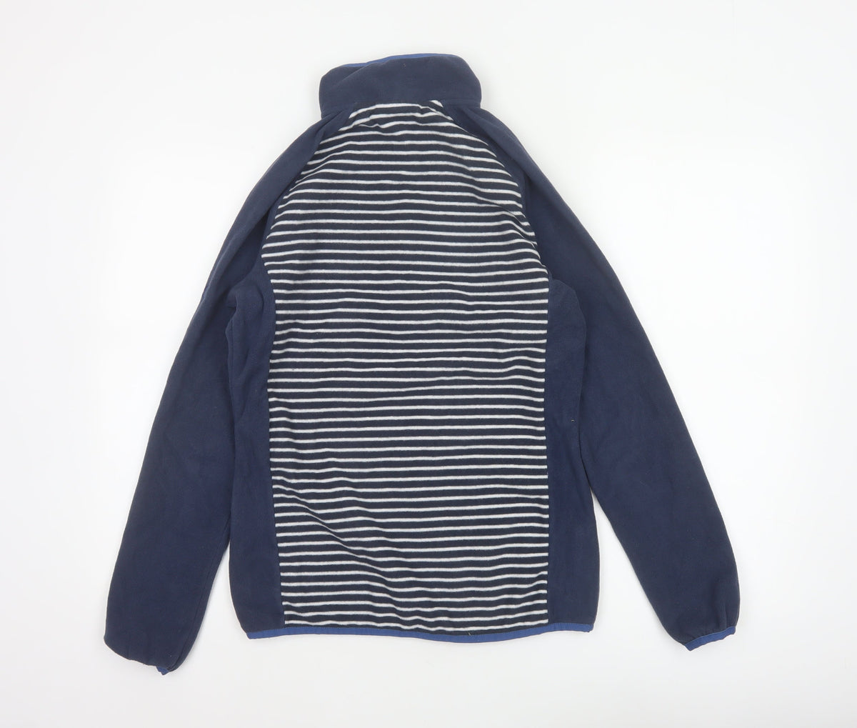 Craghoppers Women’s Blue Stripe UK 10 Half Zip Fleece Sweatshirt