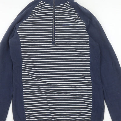 Craghoppers Women’s Blue Stripe UK 10 Half Zip Fleece Sweatshirt