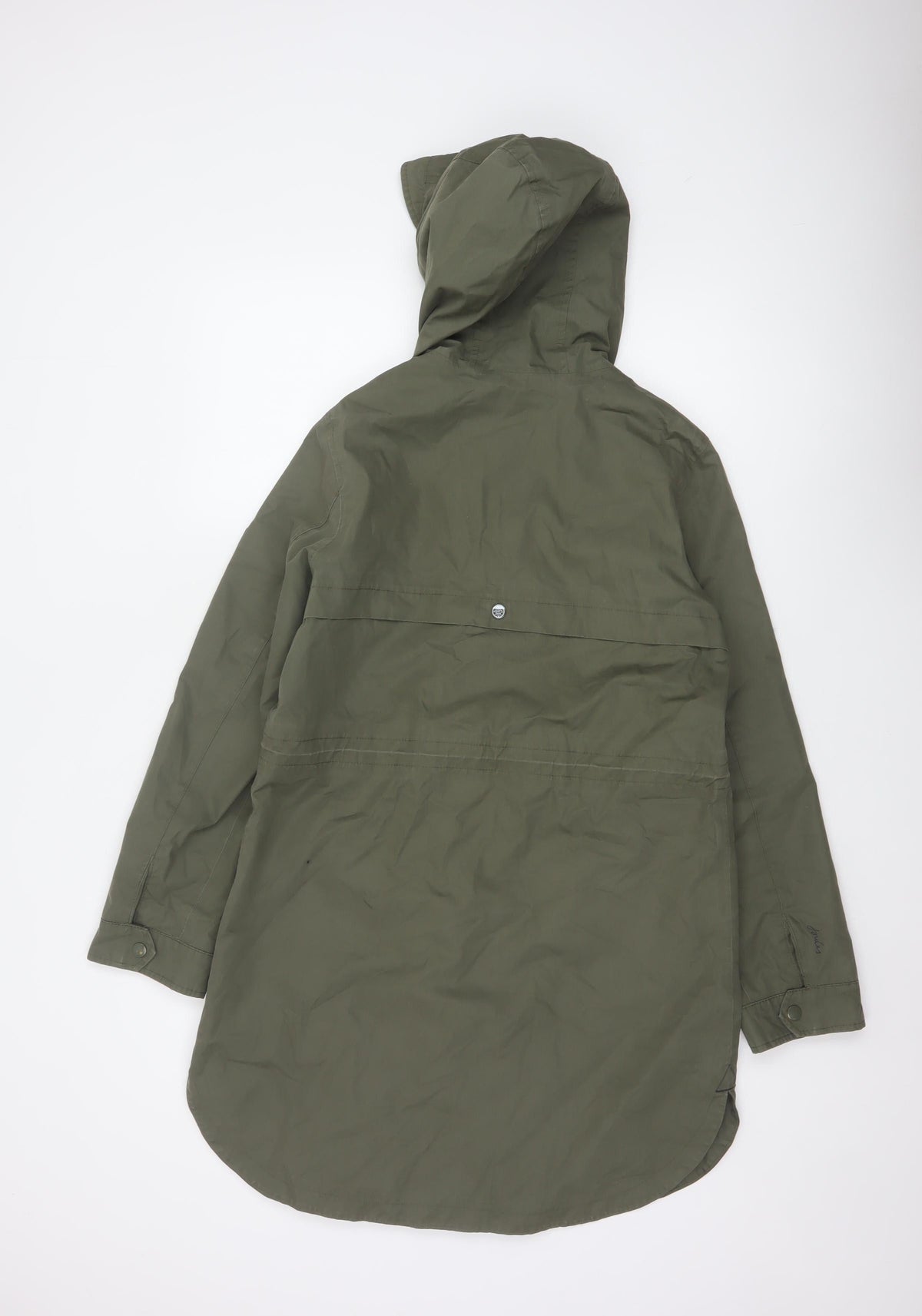 Joules Women’s Green UK 8 Waterproof Breathable Hooded Parka Coat