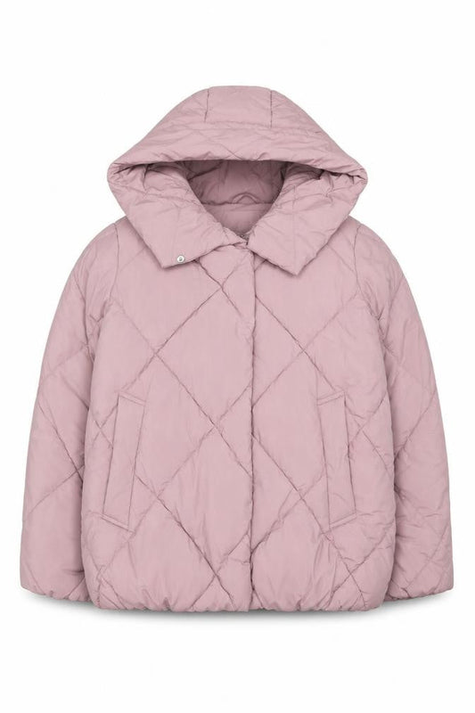 George Women’s Pink M 12-14 Hooded Quilted Puffer Jacket