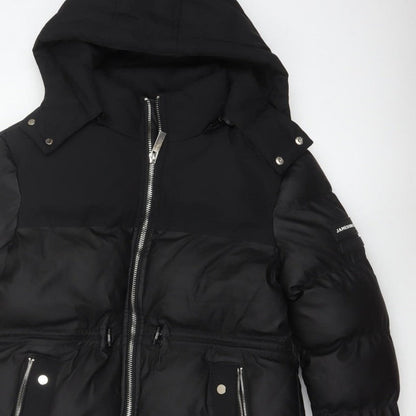 Jameson Carter Women’s Black Size 8 Hooded Puffer Jacket