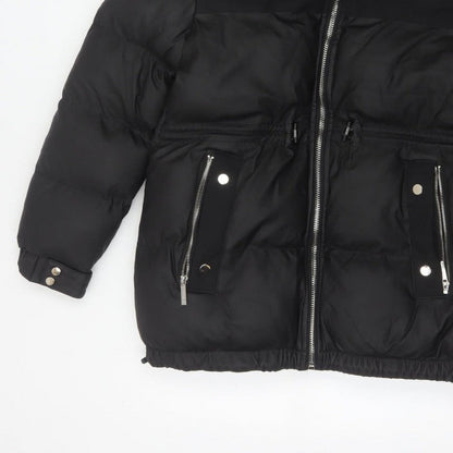 Jameson Carter Women’s Black Size 8 Hooded Puffer Jacket