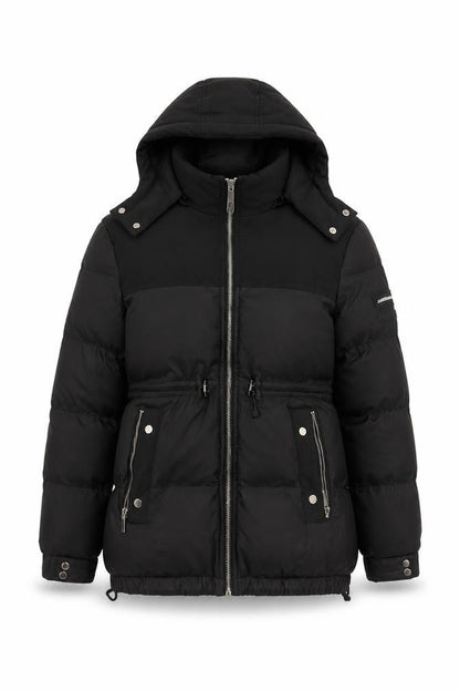Jameson Carter Women’s Black Size 8 Hooded Puffer Jacket