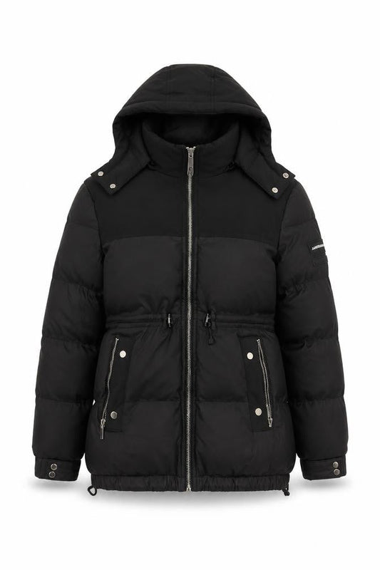 Jameson Carter Women’s Black Size 8 Hooded Puffer Jacket