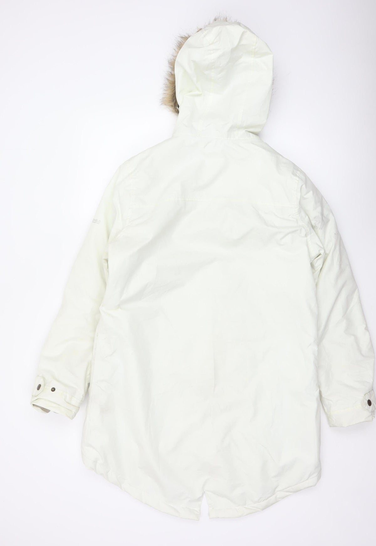 Trespass Women White UK 14 Waterproof Faux Fur Hooded Parka Coat