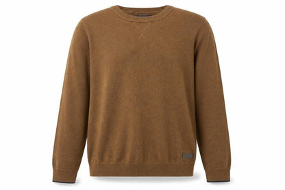 Joules Men’s Brown M Crew Neck Logo Knit Pullover Jumper