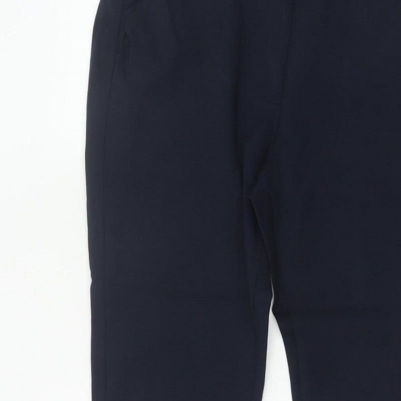 Marks and Spencer Women’s Navy Size 16 Tapered Tailored Trousers