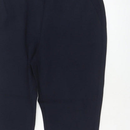 Marks and Spencer Women’s Navy Size 16 Tapered Tailored Trousers