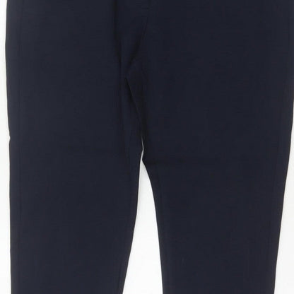 Marks and Spencer Women’s Navy Size 16 Tapered Tailored Trousers