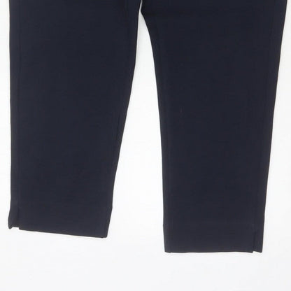 Marks and Spencer Women’s Navy Size 16 Tapered Tailored Trousers