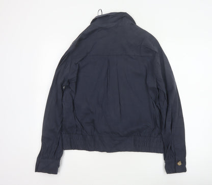 Phase Eight Women's Navy UK 16 Button Utility Cardigan Jacket Collared