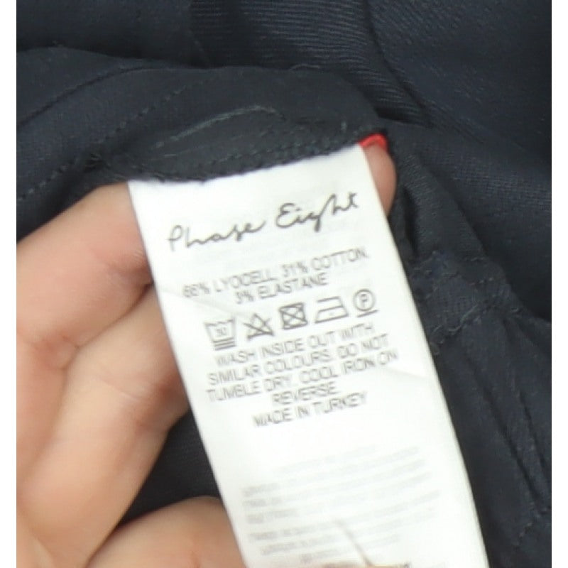 Phase Eight Women's Navy UK 16 Button Utility Cardigan Jacket Collared
