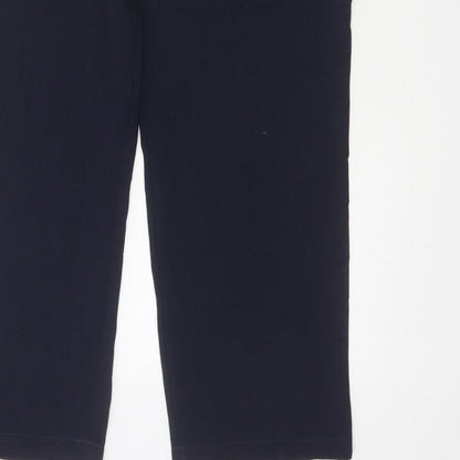 Mia Moda Women’s Navy Size 14 Straight Leg Elastic Waist Dress Trousers