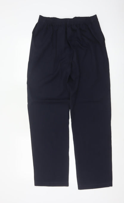 Mia Moda Women’s Navy Size 14 Straight Leg Elastic Waist Dress Trousers