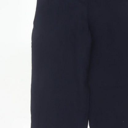 Mia Moda Women’s Navy Size 14 Straight Leg Elastic Waist Dress Trousers