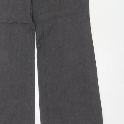 Principles Ben de Lisi Women’s Grey Pinstripe Wide Leg Trousers UK 12