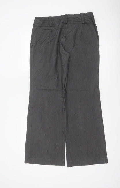 Principles Ben de Lisi Women’s Grey Pinstripe Wide Leg Trousers UK 12