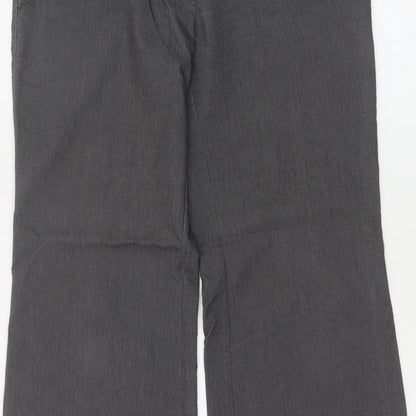Principles Ben de Lisi Women’s Grey Pinstripe Wide Leg Trousers UK 12