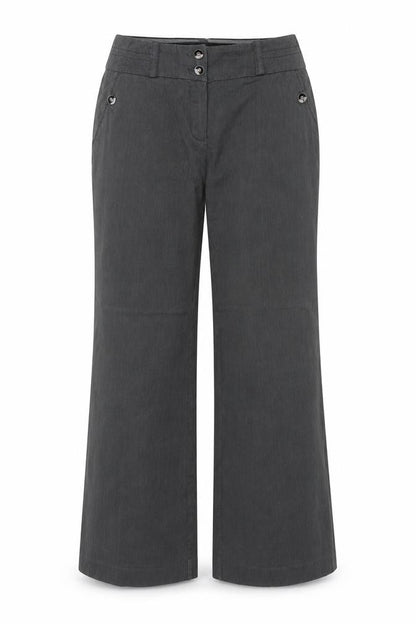 Principles Ben de Lisi Women’s Grey Pinstripe Wide Leg Trousers UK 12