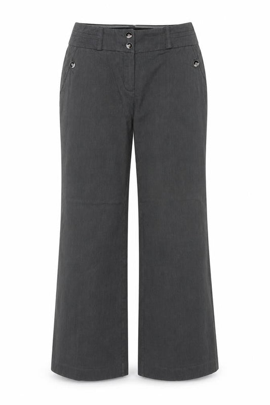 Principles Ben de Lisi Women’s Grey Pinstripe Wide Leg Trousers UK 12