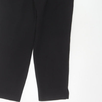 ASOS Women’s Black UK 6 Tailored Tapered Dress Trousers Ankle Zip
