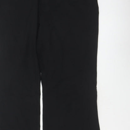 Joseph Men’s Black XL Wool Blend Straight Dress Trousers Made in France