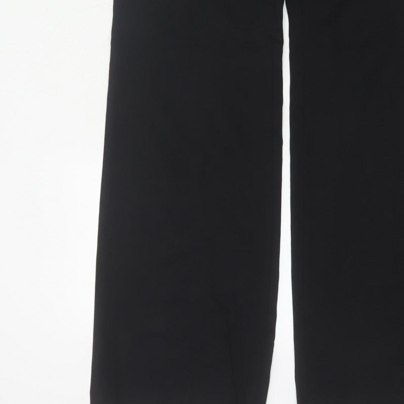 Joseph Men’s Black XL Wool Blend Straight Dress Trousers Made in France
